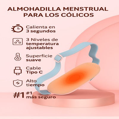 Cinturón Menstrual Almohadilla Térmica