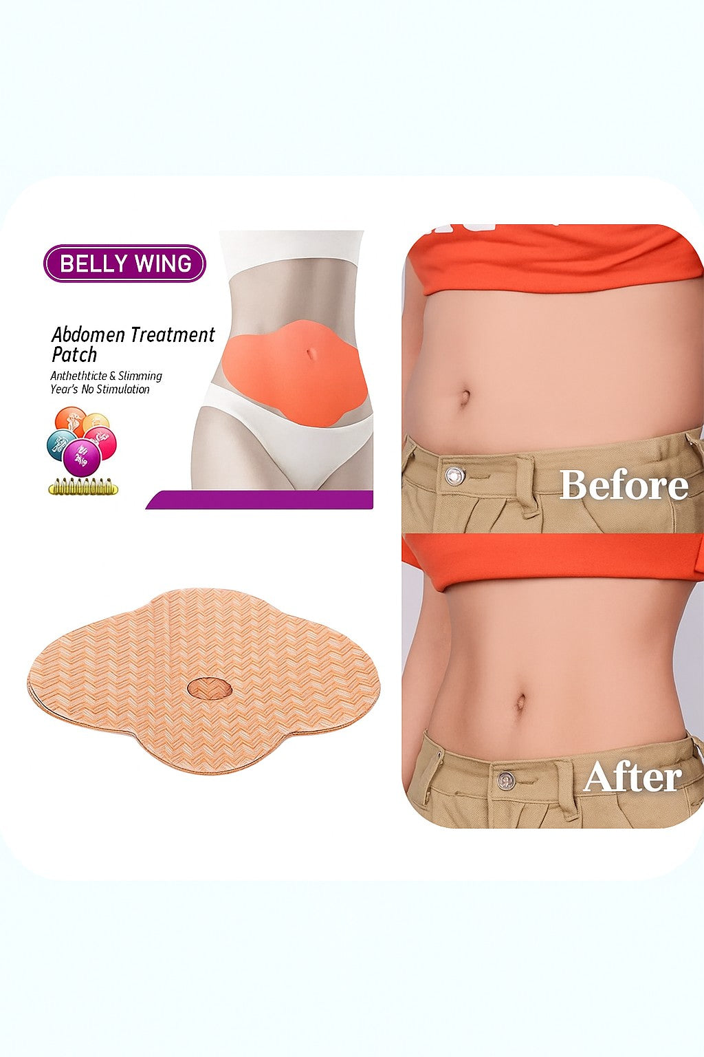 Parche Abdomen Reductor Calor